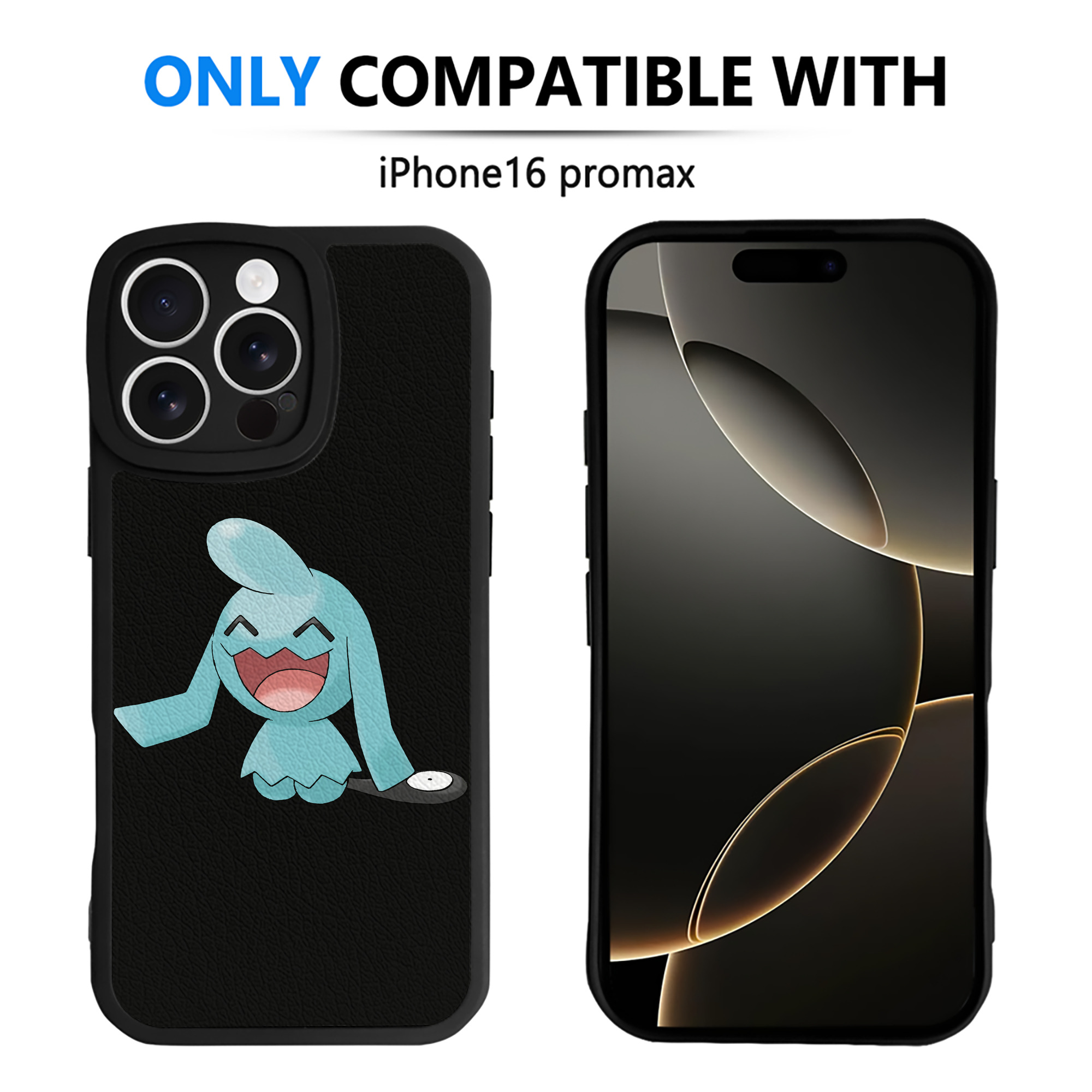 （画像用） ポケットモンスター Pokémon 【iPhone 16シリーズ対応】シリコンスマホケース（レザー調） 材質：シリコン